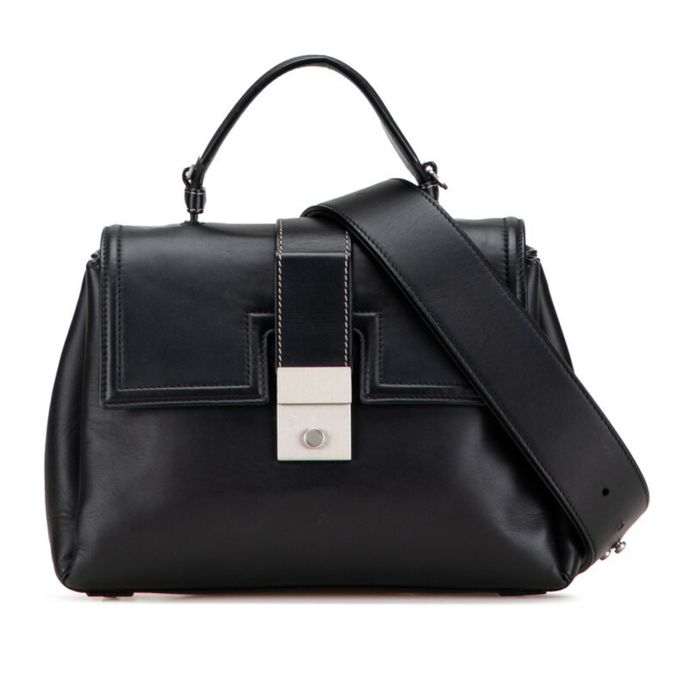 Bottega Veneta Piazza Shoulder Bag black leather
